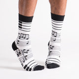 Foot Notes Men's Crew Socks