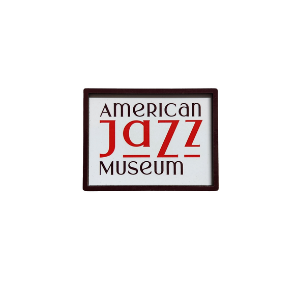 American Jazz Museum Laser Cut Wood Magnet