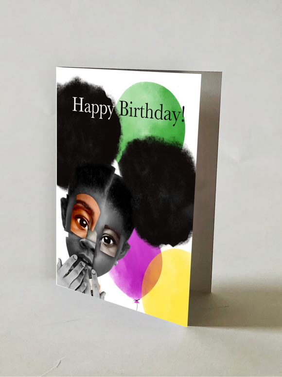 Happy Birthday Puffs Greeting Card
